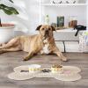 imageBone Dry Ceramic Food ampamp Water Bowls for Pets NonSlip for Secure Less Messy Feeding Microwave ampamp Dishwasher Safe Single Dish Large 75x24quot Red White ampamp BlueSmiley Face