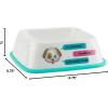 imageBone Dry Hungry ampamp Thirsty Pet Bowl 675 x 675 x 2 Nautical Blue 2 PieceEmojis