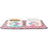 imageBone Dry Hungry ampamp Thirsty Pet Bowl 675 x 675 x 2 Nautical Blue 2 PieceEmojis