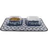 imageBone Dry Hungry ampamp Thirsty Pet Bowl 675 x 675 x 2 Nautical Blue 2 PieceNautical Blue