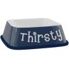 imageBone Dry Hungry ampamp Thirsty Pet Bowl 675 x 675 x 2 Nautical Blue 2 PieceNautical Blue