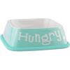 imageBone Dry Hungry ampamp Thirsty Pet Bowl 675 x 675 x 2quot Aqua 2 Piece