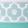 imageBone Dry Lattice Collection Pet Bowl ampamp Canister Single Dish Large 75x24quot Nautical BlueAqua