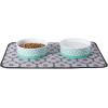 imageBone Dry Lattice Collection Pet Bowl ampamp Canister Single Dish Large 75x24quot Nautical BlueAqua