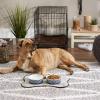 imageBone Dry Lattice Collection Pet Bowl ampamp Canister Single Dish Large 75x24quot Nautical BlueNautical Blue