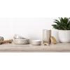 imageBone Dry Lattice Collection Pet Bowl ampamp Canister Single Dish Large 75x24quot Nautical BlueStone