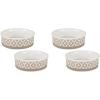 imageBone Dry Lattice Collection Pet Bowl ampamp Canister Single Dish Large 75x24quot Nautical BlueStone
