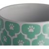 imageBone Dry Lattice Collection Pet Bowl ampamp Canister Treat Canister 4x65quot Nautical BlueAqua