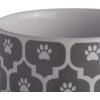 imageBone Dry Lattice Collection Pet Bowl ampamp Canister Treat Canister 4x65quot Nautical BlueGray