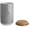 imageBone Dry Lattice Collection Pet Bowl ampamp Canister Treat Canister 4x65quot Nautical BlueGray