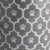imageBone Dry Lattice Collection Pet Bowl ampamp Canister Treat Canister 4x65quot Nautical BlueGray