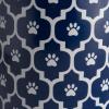 imageBone Dry Lattice Collection Pet Bowl ampamp Canister Treat Canister 4x65quot Nautical BlueNautical Blue