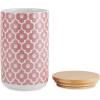 imageBone Dry Lattice Collection Pet Bowl ampamp Canister Treat Canister 4x65quot Nautical BlueRose