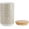 imageBone Dry Lattice Collection Pet Bowl ampamp Canister Treat Canister 4x65quot Nautical BlueStone