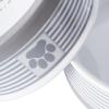 imageBone Dry Paw ampamp Patch Ceramic Pet Collection Large Set 75x24quot Nautical Blue Pack of 2Gray