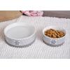 imageBone Dry Paw ampamp Patch Ceramic Pet Collection Large Set 75x24quot Nautical Blue Pack of 2Gray