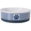 imageBone Dry Paw ampamp Patch Ceramic Pet Collection Large Set 75x24quot Nautical Blue Pack of 2Nautical Blue