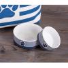 imageBone Dry Paw ampamp Patch Ceramic Pet Collection Large Set 75x24quot Nautical Blue Pack of 2Nautical Blue
