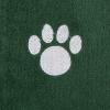 imageBone Dry Pet Grooming Towel Collection Embroidered Absorbent Microfiber Drying Set 15x30 Pink 3 CountHunter Green
