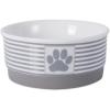 imageBone Dry Paw ampamp Patch Ceramic Pet Collection Large Set 75x24quot Nautical Blue Pack of 2Gray