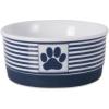imageBone Dry Paw ampamp Patch Ceramic Pet Collection Large Set 75x24quot Nautical Blue Pack of 2Nautical Blue