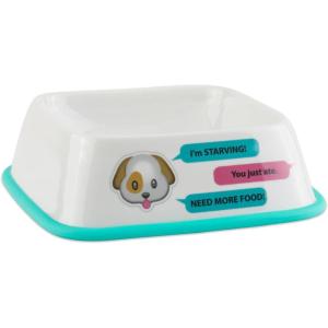 imageBone Dry Hungry ampamp Thirsty Pet Bowl 675 x 675 x 2 Nautical Blue 2 PieceEmojis