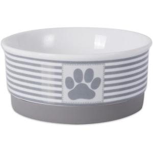 imageBone Dry Paw ampamp Patch Ceramic Pet Collection Large Set 75x24quot Nautical Blue Pack of 2Gray