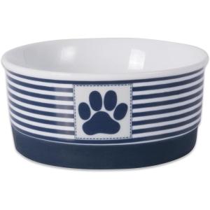 imageBone Dry Paw ampamp Patch Ceramic Pet Collection Large Set 75x24quot Nautical Blue Pack of 2Nautical Blue