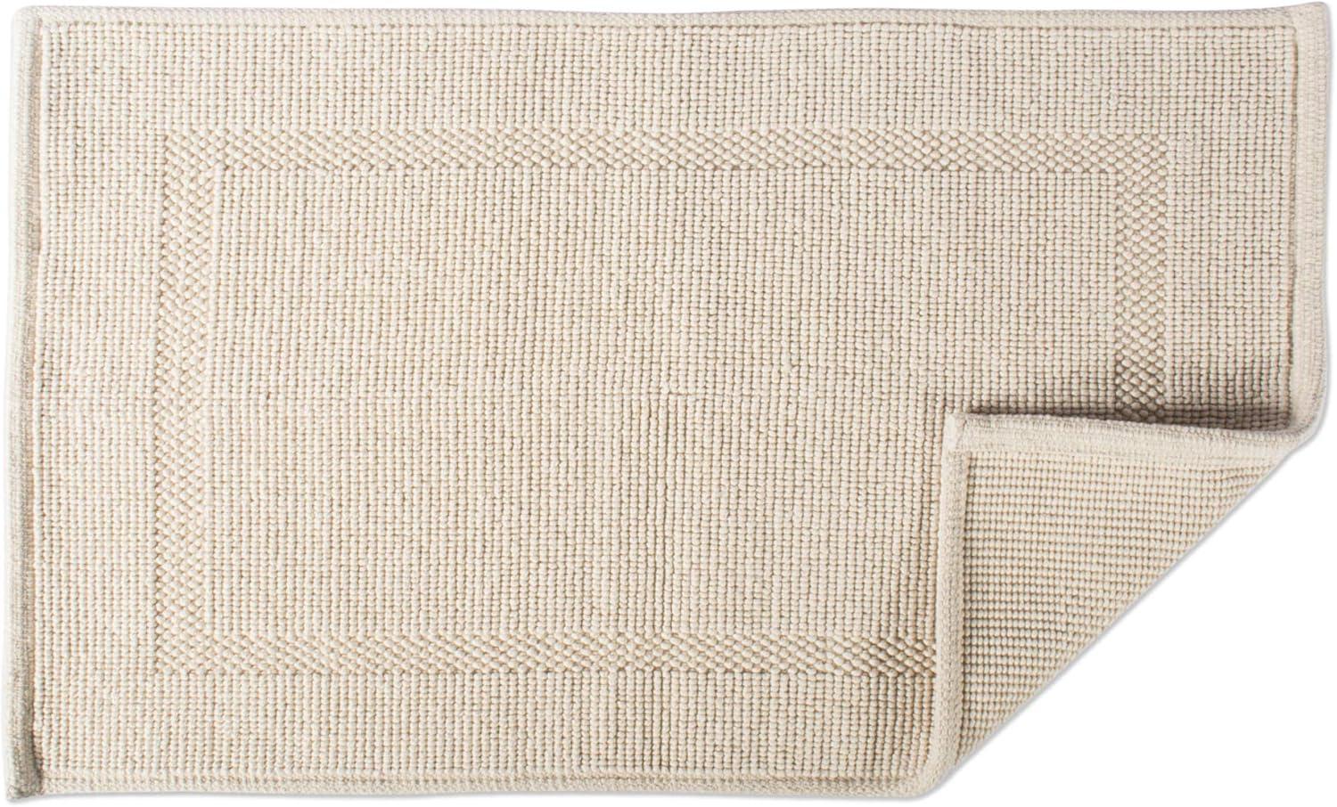 imageDII Decorative Jacquard Bath Rug 20x31 NavyNatural