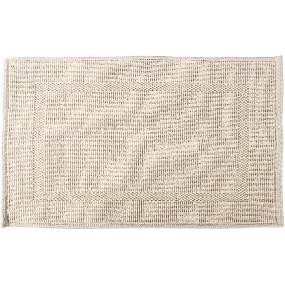 imageDII Decorative Jacquard Bath Rug 20x31 NavyNatural