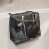 imageDII Bathroom Mesh Caddy Suction Organizer Small Set Gray 2 PieceSet of 2  Small