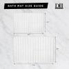 imageDII Decorative Jacquard Bath Rug 20x31 NavyNatural