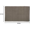 imageDII Ribbed Bathroom Floor Mat Collection Soft Absorbant and Machine Washable 21x34 Stone BlueCool Brown