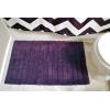 imageDII Ribbed Bathroom Floor Mat Collection Soft Absorbant and Machine Washable 21x34 Stone BlueEggplant