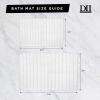 imageDII Ribbed Bathroom Floor Mat Collection Soft Absorbant and Machine Washable 21x34 Stone BlueNavy