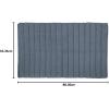 imageDII Ribbed Bathroom Floor Mat Collection Soft Absorbant and Machine Washable 21x34 Stone BlueStone Blue