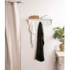 imageDII Spa Towel for Women Adjustable Shower Wrap with SelfFastening Closure SmallMedium 555x325 EggplantBlack