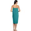 imageDII Spa Towel for Women Adjustable Shower Wrap with SelfFastening Closure SmallMedium 555x325 EggplantEmerald