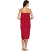 imageDII Spa Towel for Women Adjustable Shower Wrap with SelfFastening Closure SmallMedium 555x325 EggplantRuby