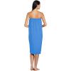 imageDII Spa Towel for Women Adjustable Shower Wrap with SelfFastening Closure SmallMedium 555x325 EggplantSapphire