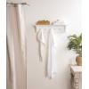 imageDII Spa Towel for Women Adjustable Shower Wrap with SelfFastening Closure SmallMedium 555x325 EggplantWhite