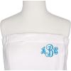 imageDII Spa Towel for Women Adjustable Shower Wrap with SelfFastening Closure SmallMedium 555x325 EggplantWhite Terry