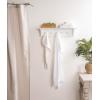 imageDII Spa Towel for Women Adjustable Shower Wrap with SelfFastening Closure SmallMedium 555x325 EggplantWhite Terry