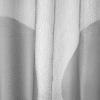 imageDII Translucent Lace Shower Curtain 72x72 Flower Blossom WhiteCircle Gray