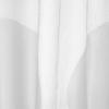 imageDII Translucent Lace Shower Curtain 72x72 Flower Blossom WhiteCircle White