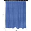 imageDII Translucent Lace Shower Curtain 72x72 Flower Blossom WhiteDiamond Blueberry