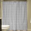 imageDII Translucent Lace Shower Curtain 72x72 Flower Blossom WhiteDiamond Gray