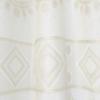 imageDII Translucent Lace Shower Curtain 72x72 Flower Blossom WhiteDiamond Offwhite