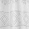 imageDII Translucent Lace Shower Curtain 72x72 Flower Blossom WhiteDiamond White