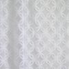 imageDII Translucent Lace Shower Curtain 72x72 Flower Blossom WhiteLattice White